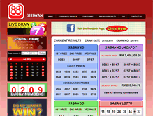 Tablet Screenshot of lotto88.com.my